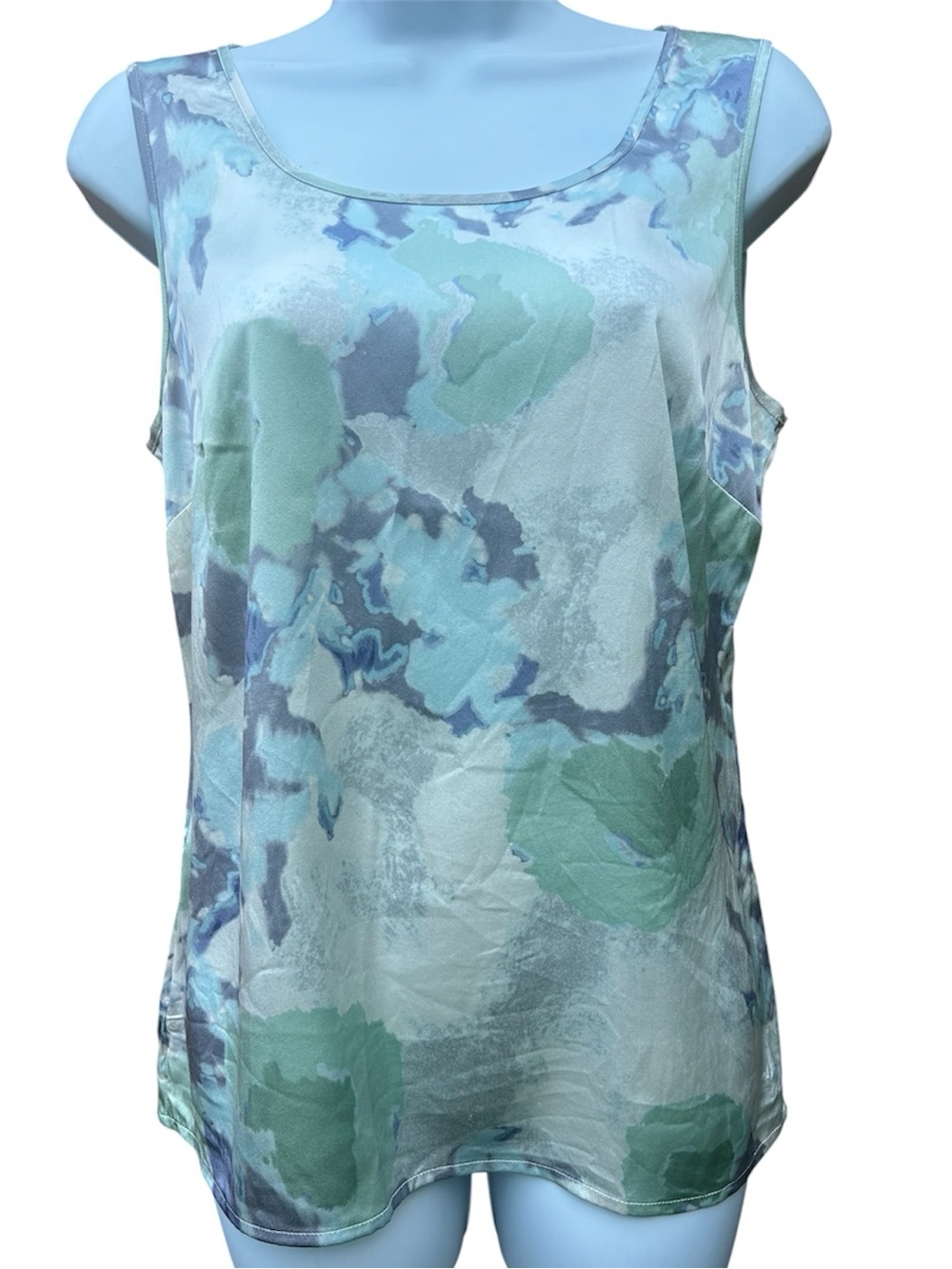 ANN TAYLOR Women’s Silk Sleeveless Scoop Neck Top